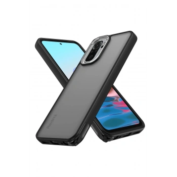Mey İthalat®   Redmi Note 10 Pro Kılıf Elegant Kapak - Siyah