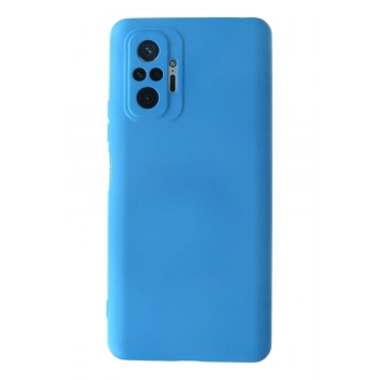 Mey İthalat®   Redmi Note 10 Pro Kılıf Nano içi Kadife Silikon - Mavi