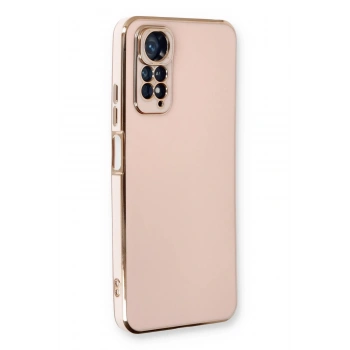 Mey İthalat®   Redmi Note 11 Kılıf Volet Silikon - Pembe