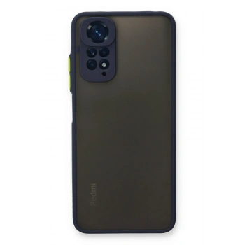 Mey İthalat® Redmi Note 11 Pro Kılıf Montreal Silikon Kapak - Lacivert