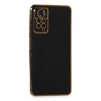 Mey İthalat®   Redmi Note 11 Pro Kılıf Volet Silikon - Siyah