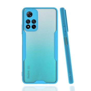 Mey İthalat®   Redmi Note 11 Pro Plus 5G Kılıf Platin Silikon - Mavi