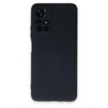 Mey İthalat®   Redmi Note 11T Kılıf Nano içi Kadife Silikon - Lacivert