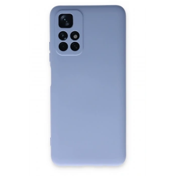 Mey İthalat®   Redmi Note 11T Kılıf Nano içi Kadife Silikon - Lila