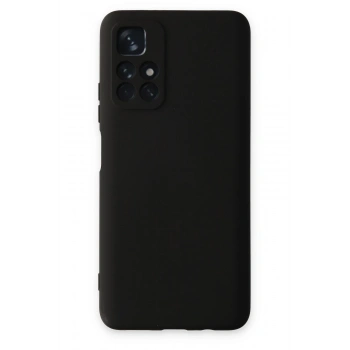 Mey İthalat®   Redmi Note 11T Kılıf Nano içi Kadife Silikon - Siyah