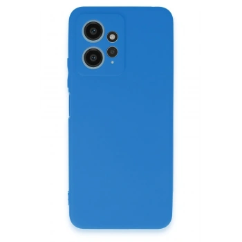 Mey İthalat®   Redmi Note 12 4G Kılıf First Silikon - Mavi