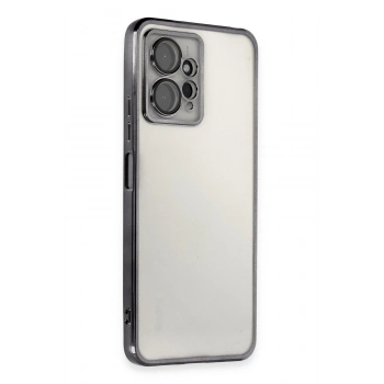 Mey İthalat®   Redmi Note 12 4G Kılıf  Lensli Silikon - Siyah