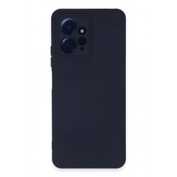 Mey İthalat®   Redmi Note 12 4G Kılıf Nano içi Kadife Silikon - Lacivert