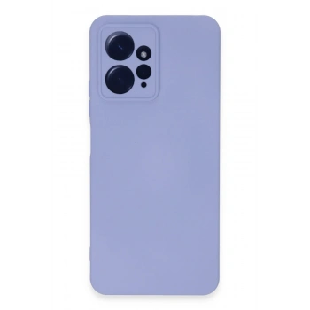 Mey İthalat®   Redmi Note 12 4G Kılıf Nano içi Kadife Silikon - Lila