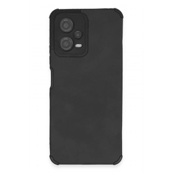 Mey İthalat®   Redmi Note 12 5G Kılıf Loop Deri Silikon - Siyah