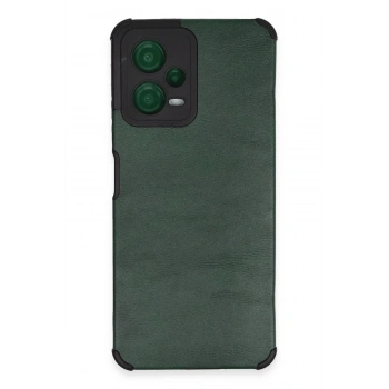 Mey İthalat®   Redmi Note 12 5G Kılıf Loop Deri Silikon - Yeşil
