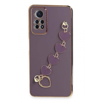 Mey İthalat®   Redmi Note 12 Pro 4G Kılıf Esila Silikon - Mor