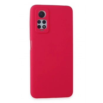 Mey İthalat®   Redmi Note 12 Pro 4G Kılıf Nano içi Kadife Silikon - Pembe