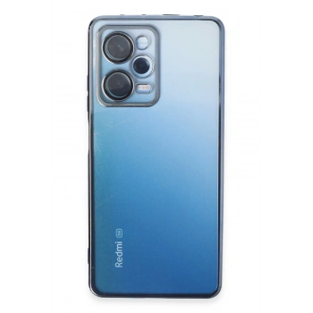 Mey İthalat®   Redmi Note 12 Pro 5G Kılıf  Lensli Silikon - Açık Mavi