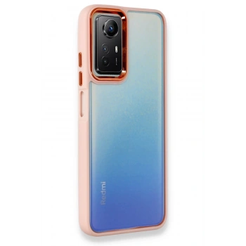 Mey İthalat® Redmi Note 12S Kılıf Dora Kapak - Pudra