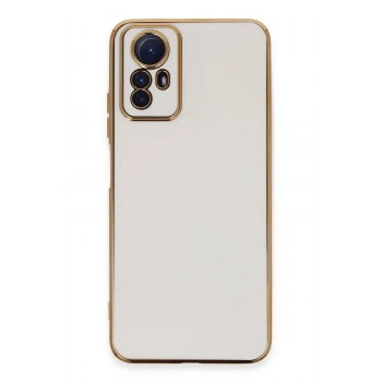 Mey İthalat®   Redmi Note 12S Kılıf Volet Silikon - Beyaz