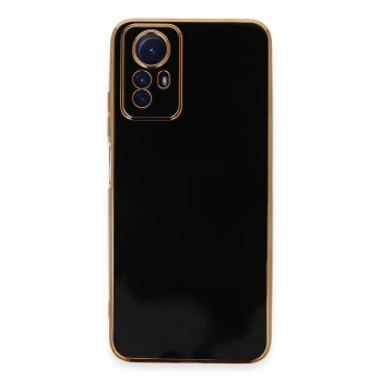Mey İthalat®   Redmi Note 12S Kılıf Volet Silikon - Siyah