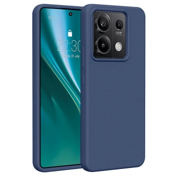 Mey İthalat®   Redmi Note 13 4G Kılıf First Silikon - Lacivert