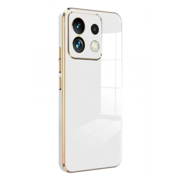 Mey İthalat®   Redmi Note 13 4G Kılıf Volet Silikon - Beyaz