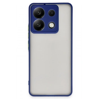 Mey İthalat®   Redmi Note 13 5G Kılıf Montreal Silikon Kapak - Lacivert