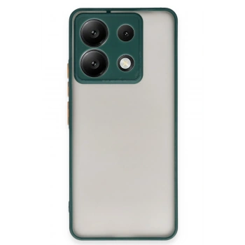Mey İthalat®   Redmi Note 13 5G Kılıf Montreal Silikon Kapak - Yeşil