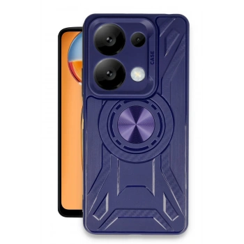 Mey İthalat®   Redmi Note 13 Pro 4G Kılıf Lincoln Silikon - Lacivert