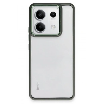 Mey İthalat®   Redmi Note 13 Pro 4G Kılıf Power Silikon - Koyu Yeşil