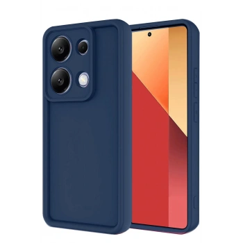 Mey İthalat®   Redmi Note 13 Pro 4G Kılıf Viera Silikon - Lacivert