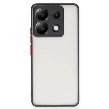 Mey İthalat®   Redmi Note 13 Pro 5G Kılıf Montreal Silikon Kapak - Siyah