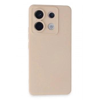 Mey İthalat®   Redmi Note 13 Pro 5G Kılıf Nano içi Kadife Silikon - Pudra