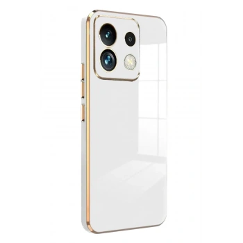 Mey İthalat®   Redmi Note 13 Pro 5G Kılıf Volet Silikon - Beyaz