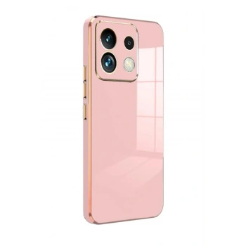 Mey İthalat®   Redmi Note 13 Pro 5G Kılıf Volet Silikon - Pembe