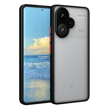 Mey İthalat®   Redmi Note 13 Pro Plus Kılıf Montreal Silikon Kapak - Siyah