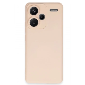 Mey İthalat®   Redmi Note 13 Pro Plus Kılıf Nano içi Kadife Silikon - Pudra