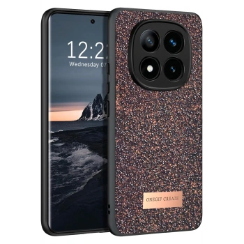 Mey İthalat®   Redmi Note 14 Pro 4G Bright Simli Kapak - Derin Mor