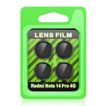 Mey İthalat® Redmi Note 14 Pro 4G Raze Metal Kamera Lens - Siyah