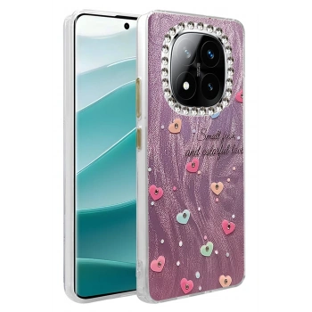 Mey İthalat®   Redmi Note 14 Pro 5G Kılıf Blade Aynalı Desenli Kapak - Desen 8