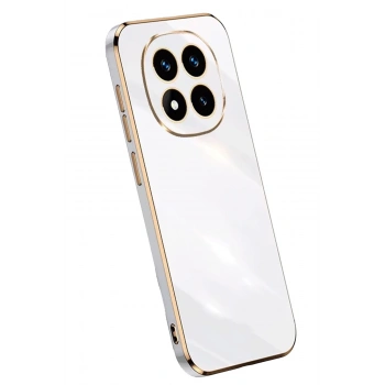 Mey İthalat®   Redmi Note 14 Pro Plus Kılıf Volet Silikon - Beyaz