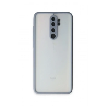 Mey İthalat®   Redmi Note 8 Pro Kılıf Montreal Silikon Kapak - Gri