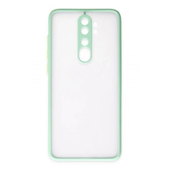 Mey İthalat®   Redmi Note 8 Pro Kılıf Montreal Silikon Kapak - Turkuaz