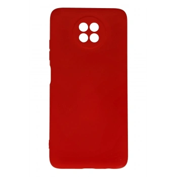 Mey İthalat® Redmi Note 9 5G Kılıf Nano içi Kadife Silikon - Kırmızı