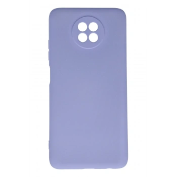 Mey İthalat®   Redmi Note 9 5G Kılıf Nano içi Kadife Silikon - Lila