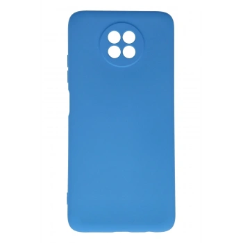 Mey İthalat®   Redmi Note 9 5G Kılıf Nano içi Kadife Silikon - Mavi