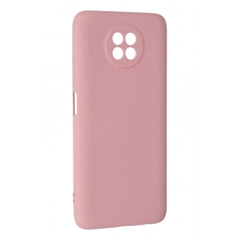 Mey İthalat®   Redmi Note 9 5G Kılıf Nano içi Kadife Silikon - Pembe
