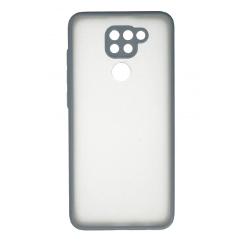 Mey İthalat® Redmi Note 9 Kılıf Montreal Silikon Kapak - Gri