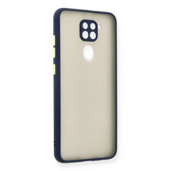 Mey İthalat®   Redmi Note 9 Kılıf Montreal Silikon Kapak - Lacivert
