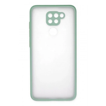 Mey İthalat®   Redmi Note 9 Kılıf Montreal Silikon Kapak - Turkuaz