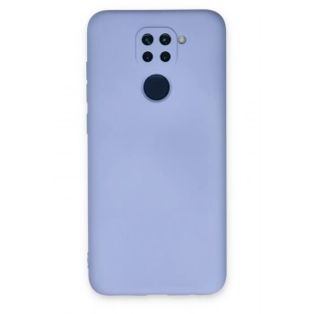 Mey İthalat®   Redmi Note 9 Kılıf Nano içi Kadife Silikon - Lila