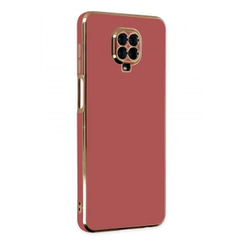 Mey İthalat® Redmi Note 9 Pro Kılıf Volet Silikon - Kırmızı
