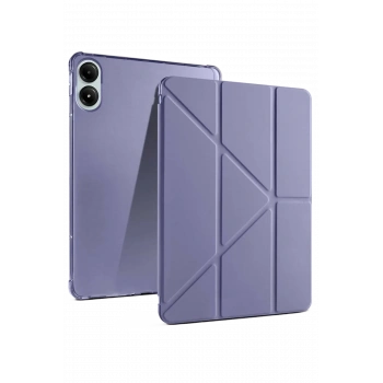 Mey İthalat®   Redmi Pad Pro 12.1 Kılıf Kalemlikli Mars Tablet Kılıfı - Lavender
